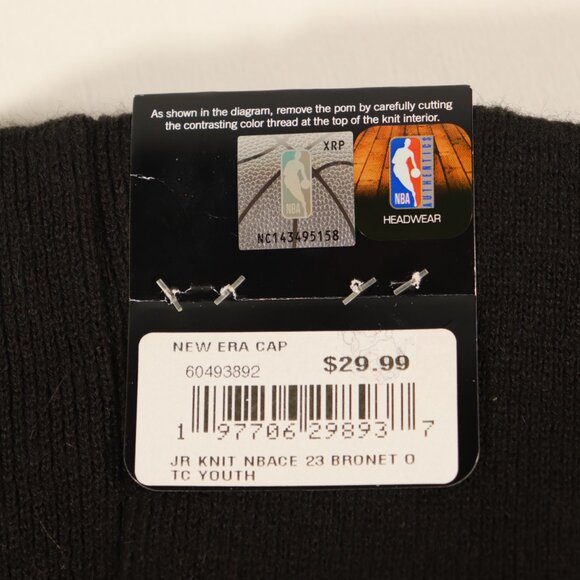 NWT NBA Nets JR Knit New Era Hat - Picture 7 of 8